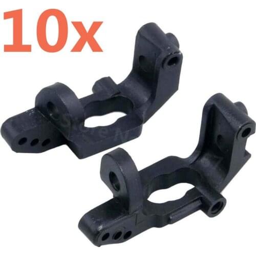 10 Pieces RC Car Parts Accessories 02015 Plastic Front Hub Carrier(L/R) Base C Fit HSP 1/10th 1:10 On-Road RC Cars Buggy Truck