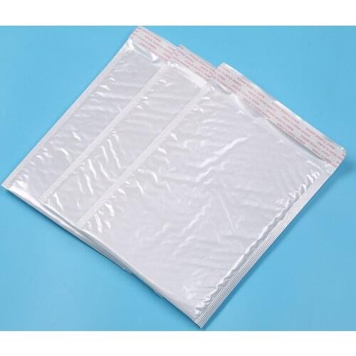 15*18cm White Paper Envelopes Wedding Party Invitation Greeting Cards Paper Gift bag Pearl Film Bubble Envelope Mailing Bags 10X