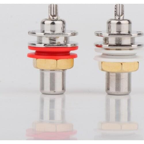 4pieces High Perfomance rhodium plated Cardas GRFA Thick Female Jack RCA Connector