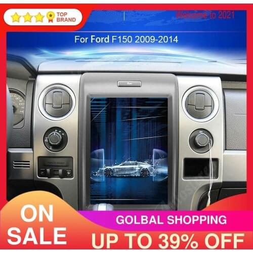 For Ford F150 2009-2014 Android 9.0 Tesla Style Screen Car GPS Navigation Car Multimedia Player Radio Tape Recorder Headunit IPS