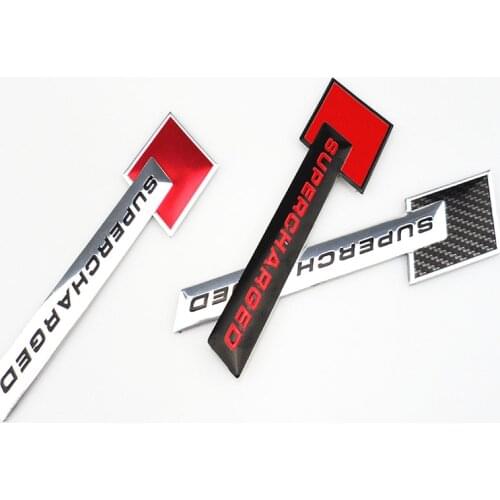 Car Styling Supercharged Turbo Boost 3D Metal Chrome Aluminium Alloy Sticker for Porsche Cayenne Macan Macan S Panamera Cayman