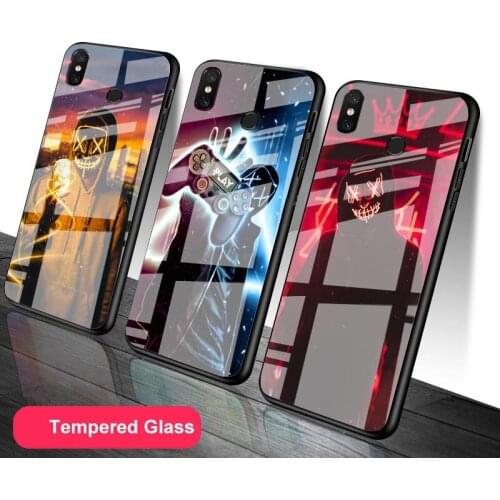 Bad boy Tempered Glass Phone Case For Redmi Note 5 6 7 8 9 Pro Note8T Note9S Redmi8 9 Cover Shell