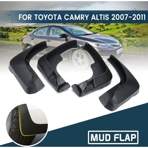 1 Set Car Mud Flaps for Fender Flares Mudguards Mudflaps Splash Guards For Toyota Camry Altis Aurion XV40 2007-2011