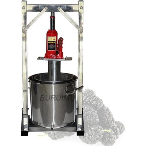 Household Stainless Steel Grape Pressing Machine Jack Press Juicer Wine Equipment Wine-Making Making Machine Fruit Press Filter
