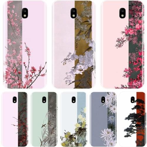Flower Phone Case For Samsung Galaxy J4 J6 J8 Plus 2018 J2 J5 J7 Prime Silicone Back Cover For Samsung J3 J5 J7 2015 2016 2017
