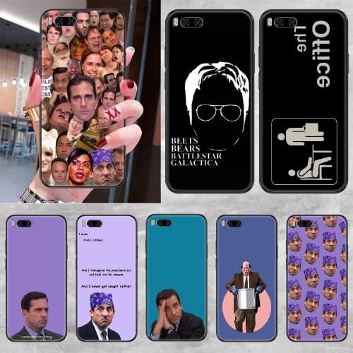 TV The Office Phone case For Xiaomi Mi Max Note 3 A2 A3 8 9 9T 10 Lite Pro Ultra black soft prime trend waterproof art shell