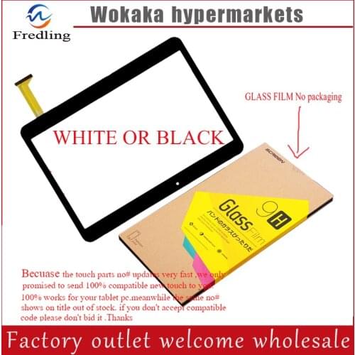 Black or white Free shipping for MF-762-101F-3 FPC FHX Touch Screen Panel Glass Replacement