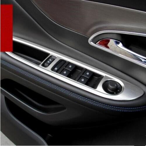 Car styling door armrest handle cover sticker window Lift decoration Case for Buick Encore Opel Vauxhall Mokka 2013-2018