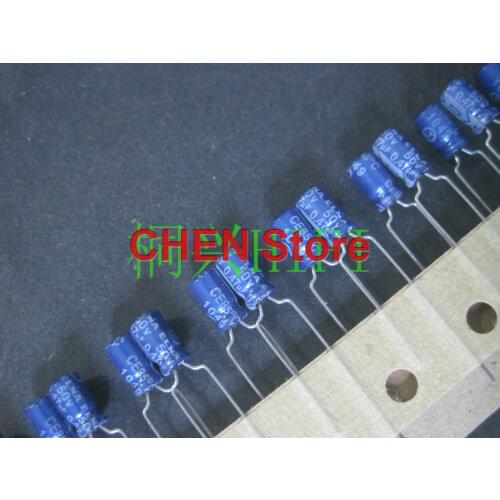 20PCS/50PCS ELNA blue robe 0.47uf 50v RC2 50V0.47UF 4X7MM audio electrolytic capacitor rc2 0.47uF/50V Ultra small size