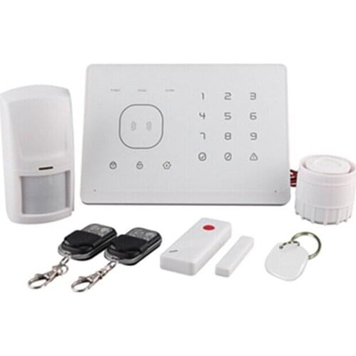 GSM Alarm System with RFID And remote voice message App remote control Burglar alarm system