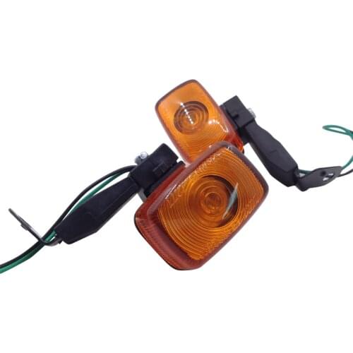 Yecnecty 2X Motorcycle Turn Signal Light Front Rear Motorbike Indicator Lamp For Yamaha TTR250 KLX250 XR250 XT225 Deer 225