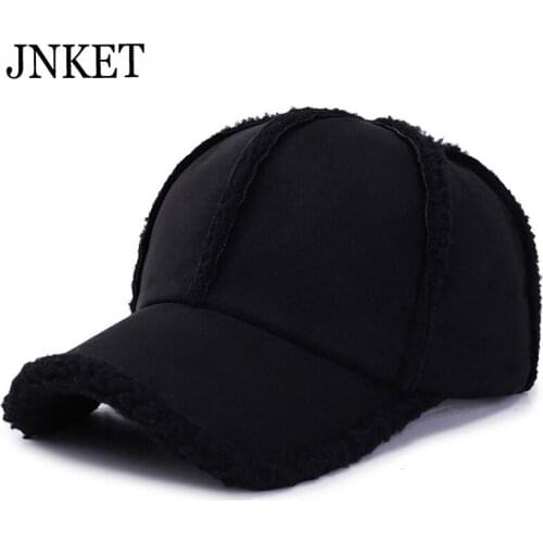 JNKET New Fashion Women Baseball Cap Warm Baseball Hats Winter Cap Adjustable Snapbacks Hats Sports Cap Casquette