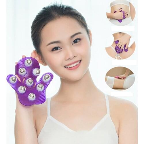 Anti-Cellulite Muscle Pain Relief Relax Massager For Neck Buttocks Body Slimming Health Care Tool Body Massage Glove Roller Ball