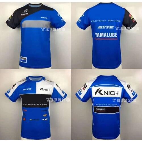 Scooter Motocross MTB Bike Riding Motorcycle Mens T- Shirt For Yamaha Team Racing
