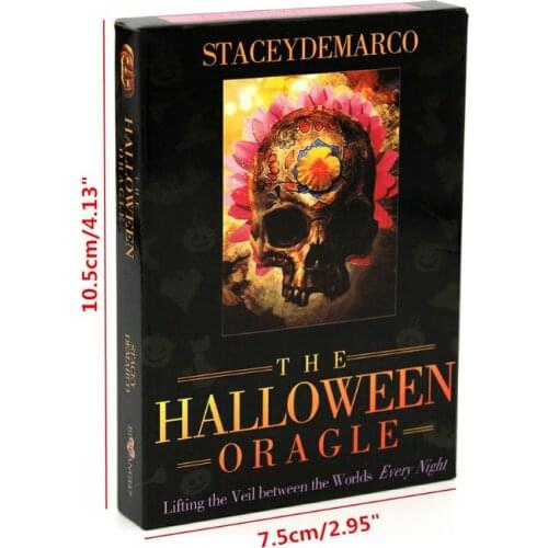 2021 New The Halloween Oracle Tarot Cards Lifting the Veil between the Worlds Every Night