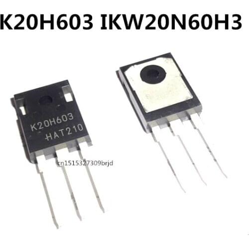 Original New 4PCS/ IKW20N60H3 K20H603 TO-247 600V 20A TO247