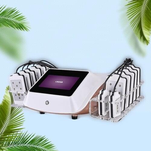 Arrival 14 Pads Fat Loss 14080mw 635nm-650nm Lipo Laser Cellulite Removal Beauty Body Shaping Slimming Machine