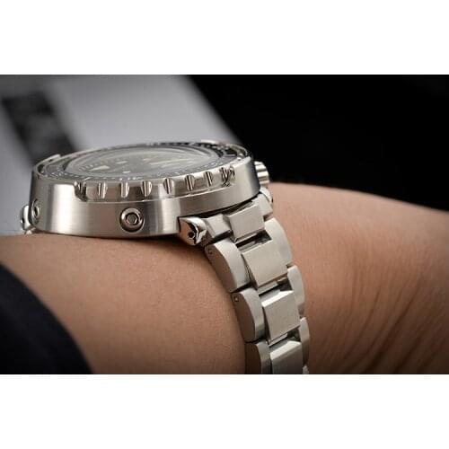 For Watch band Seikomodified fit sbbn015 / 017 / 031 / 033 / sne498 / 499 solid strap solid buckle 22mm