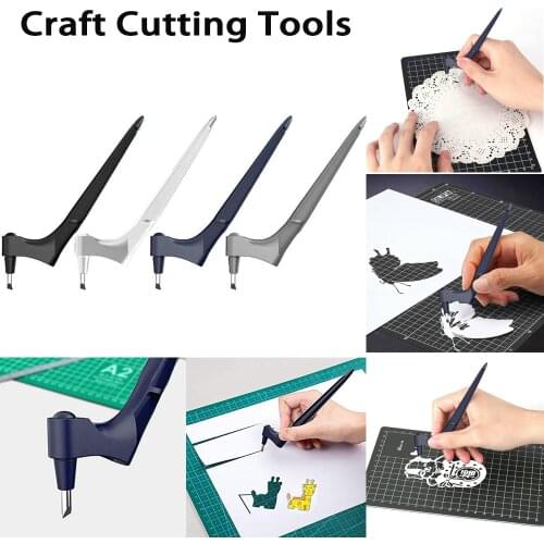 Craft Cutting Tools Hand-Held Carving Knife 360-Degree Rotating Utility Knife for Paper Cutting Scrapbooking
