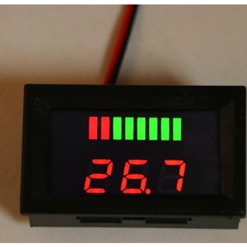 DC 12V-72V Lead-acid Digital Battery Capacity Indicator Charge Tester Voltmeter