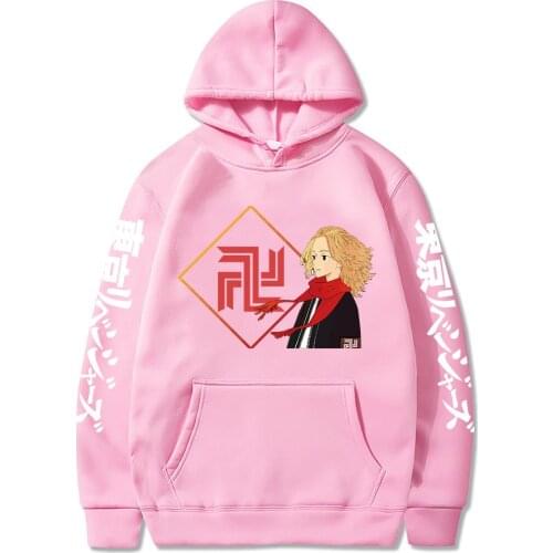 Anime Tokyo Revengers Hoodies Hooded Sweatshirts Mens Hoodie Unisex Oversized Clothes
