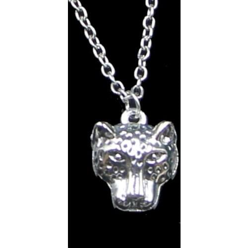 20pcs 19*15mm Panther Leopard Head Pendant Necklace Link Chain For Female Choker Necklace Creative Jewelry party Gift