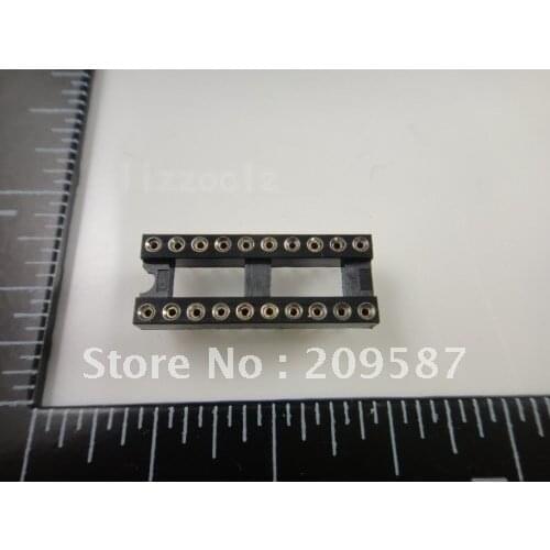 20pcs 6P 8 Pin 14 Pin 16 Pin 18 Pin 20 Pin 24 Pin 28 Pin 2.54mm DIP SIP Round IC Sockets Adaptor Solder Type