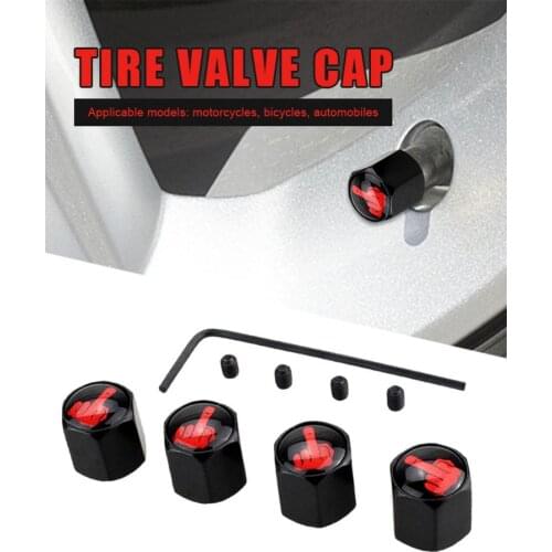4pcs Car Tire Valve Stem Caps Theftproof Valve Caps Car Wheel Tires Valves Tyre Stem Valve Caps Wheel Caps Bike Motorcycle