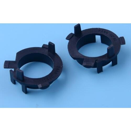 DWCX ABS H7 LED Headlight Bulb Adapter Holder Retainer Socket Base fit for Mitsubishi Kia Hyundai Mitsubishi Outlander Cadenza