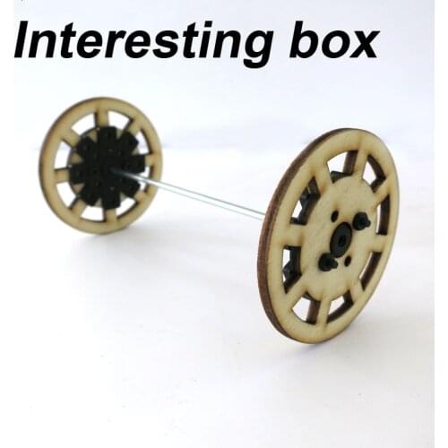 Wooden wheel DIY technology small production disc wheel narrow tire remote control car small wheel antique retro wheel