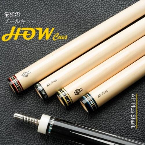 HOW Billiard Cue Shaft AP PLUS Shaft Abalone Shell Mosaic Inlay Ring Single Shaft 13.1mm Tip Radial Pin Billiard Accessories