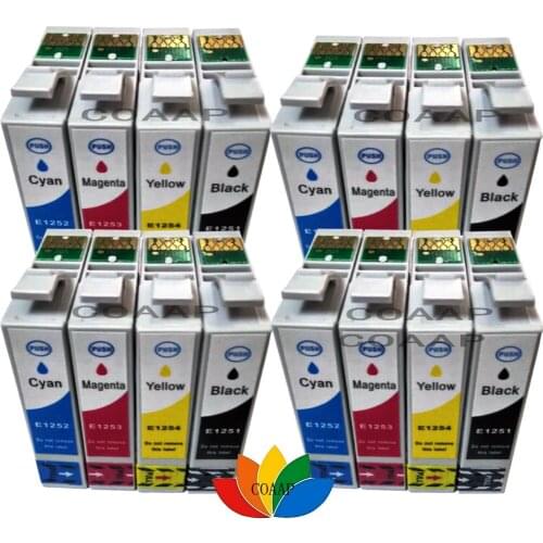 16PK Compatible ink cartridge for Epson 125 Workforce 320 323 325 520 Stylus NX 125 127 130 230 420 625 Printer