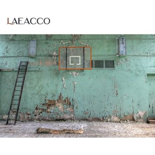 Laeacco Old Rural Deserted House Ladder Grunge Wall Interior Scenic Photographic Backdrop Photo Background Photocall Photostudio