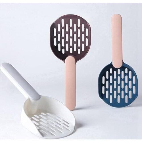 Long Handle Cat Litter Shovel Pet Cleanning Tool Scoop Cat Sand Cleaning Products Toilet For Dog Food Spoons Cat Supplies New
