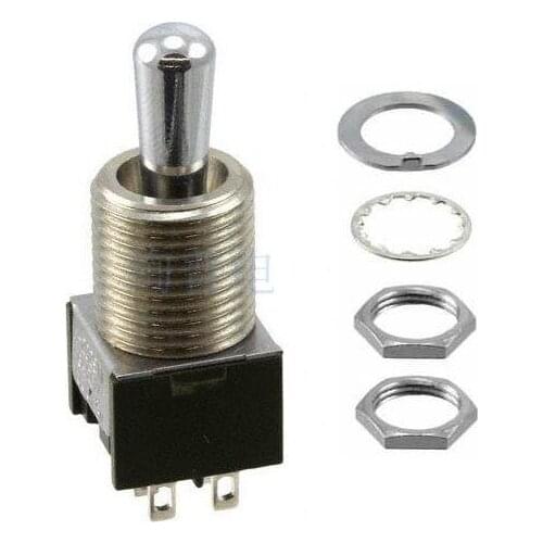 M2029BB1W01 M-2029L/B On-Off-(On) DPDT NKK Push Button Switch