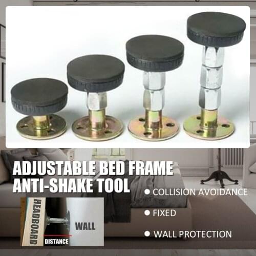New Hot 30-110MM Adjustable Thread Bed Frame Anti-Shake Tool Fixed Bed Does Not Vacillate Telescopic Support for Room newcomer