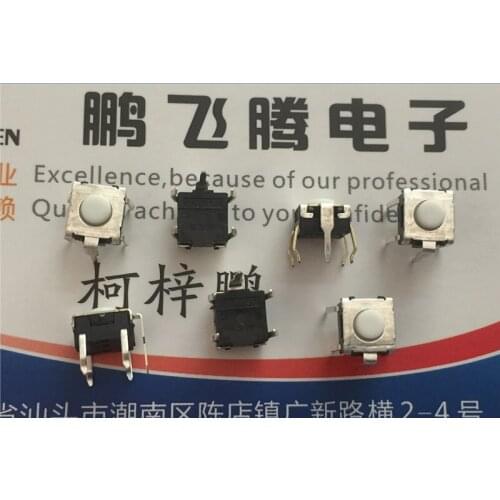 Original new 100% B3W-1100 sealed waterproof dust touch switch 6*6*4.3 DIP 5pin button micro motion