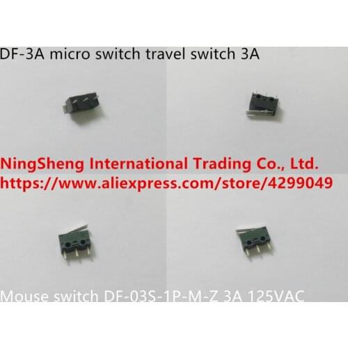 Original new 100% import DF-3A micro switch travel switch mouse switch DF-03S-1P-M-Z 3A 125VAC