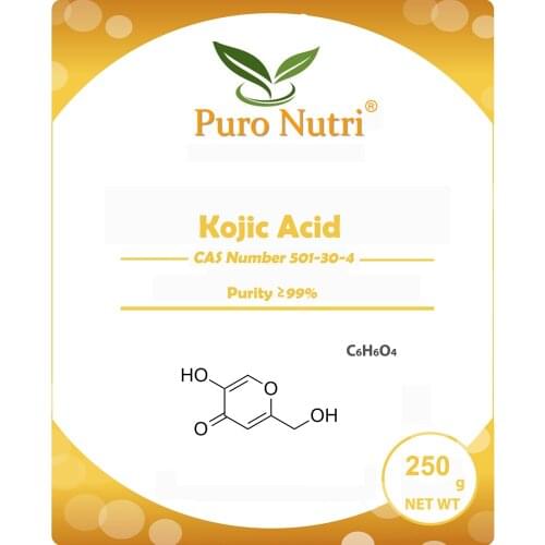 99% Natural Kojic Acid Powder Pure Cosmetic Grade Raw Material Skin Whitener Lightener