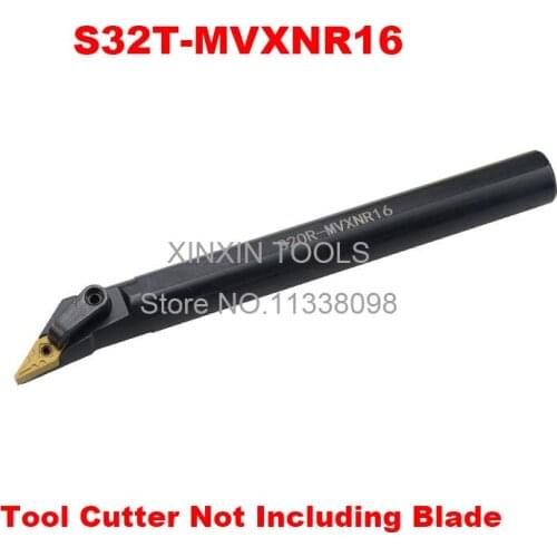 S32T-MVXNR16 32mm Lathe Cutting Tools CNC Turning Tool Machine Tools Internal Metal Lathe Tool Boring Bar for MVQNR