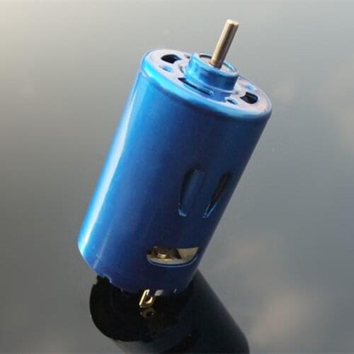 Blue shell 550 Ship model motor 12V15000RPM 24V 30000RPM High speed blue strong tape Fan Motor