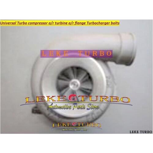 Universal Turbo T66-4 compressor: a/r. 70 turbine: a/r 1.15 oil cooled T4 flange Twohole Outlet V BAND Turbocharger