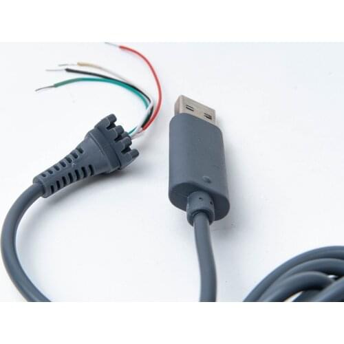 High Quality USB 4 Pin Charging Cable Cord +Breakaway Adapter Replacement For Xbox 360 Wired Controller Accessories