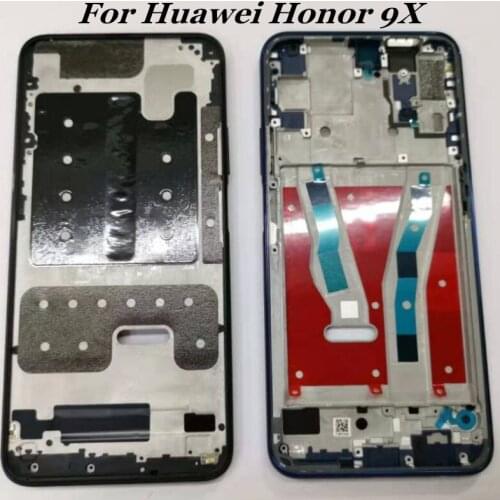 10 PCS 100% Original For Huawei Honor 9X Middle Frame LCD Supporting Plate Housing Front Bezel Faceplate Bezel Repair Part Ment