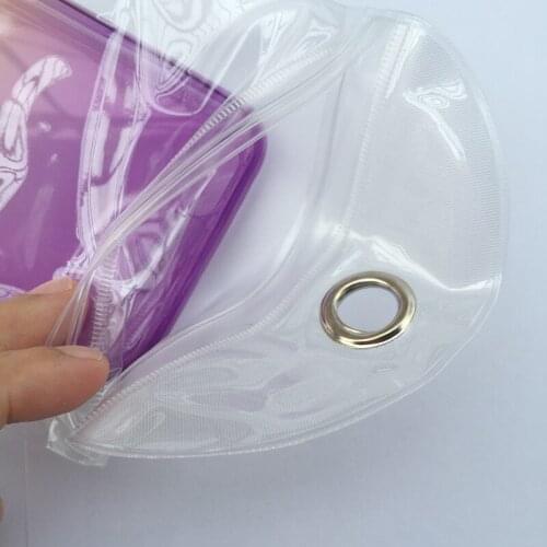 11.5*21.5CM Poly Zipper Waterproof Package For Iphone 7 6 6S Leather Pouch For Samsung S8 S7 S6 Case Retail PVC Bag 2000pcs