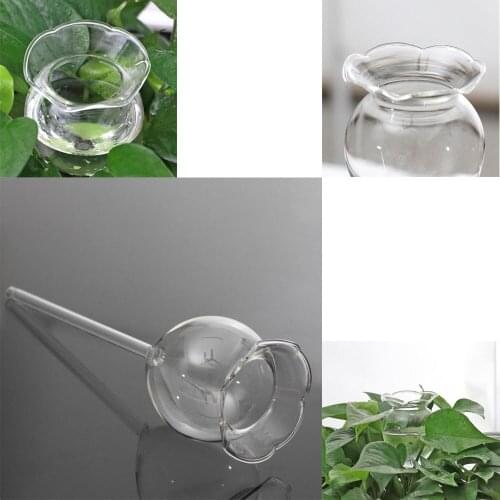 2x Mini Hand Transparent Feeder Self Watering Globes Automatic Flower House