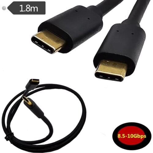 3.1 version gold-plated 3A current male to male type-c to type-c data cable charging cable