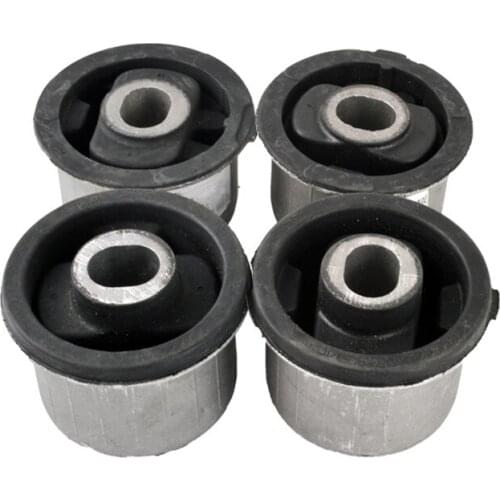 4Pcs OEM Front Support Frame Axle Beam Bonded Rubber Bush Metal Bearing Mount Kit For A6 S6 4F0 399 415 C/B 4F0 399 419 E/D/B