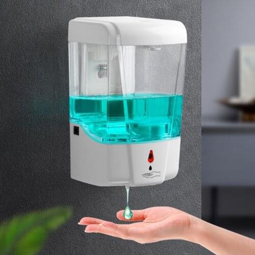 Soap Dispenser Automatic Touchless Sensor Hand Sanitizer Wall Mounted Liquid Soap Dispenser for Home Bathroom Cleaning Hand Tool