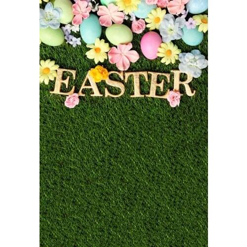 Easter Day eggs photo backgrounds kids portrait vinyl photography backdrops of photographer studio props Fotografia LV-1380